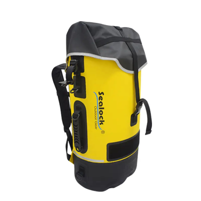 45L / 55L / 65L IPX8 vedenpitävä luolareppu luonnonkumitiivisteellä